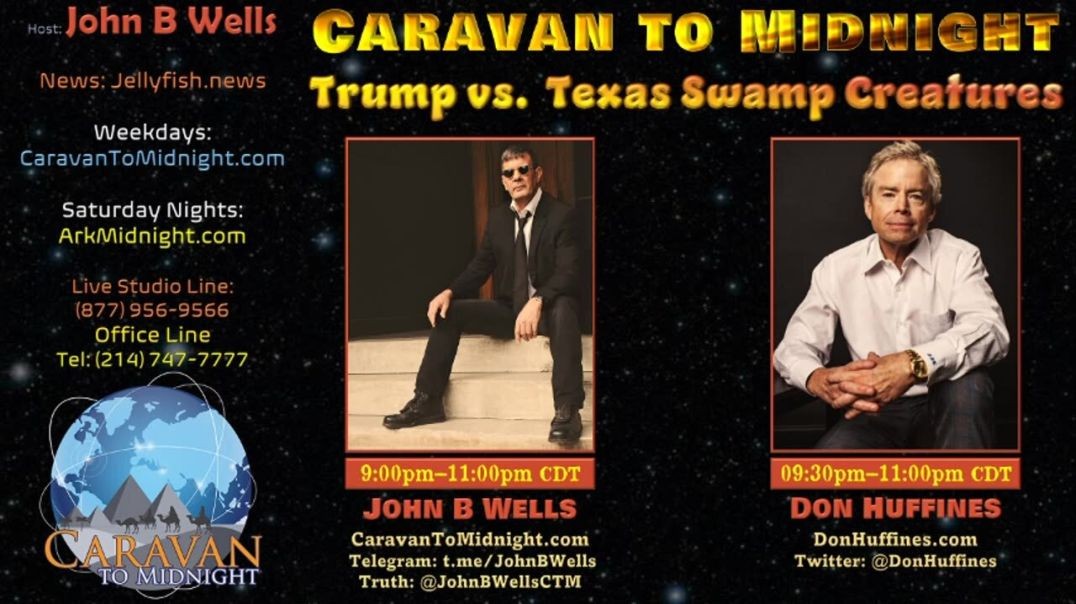 ⁣Trump vs. Texas Swamp Creatures - John B Wells LIVE