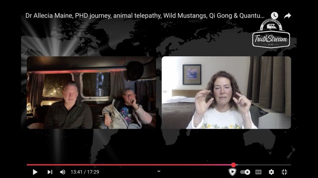 Dr Allecia Maine, PHD journey, animal telepathy, Wild Mustangs, Qi Gong & Quantum Entanglement a