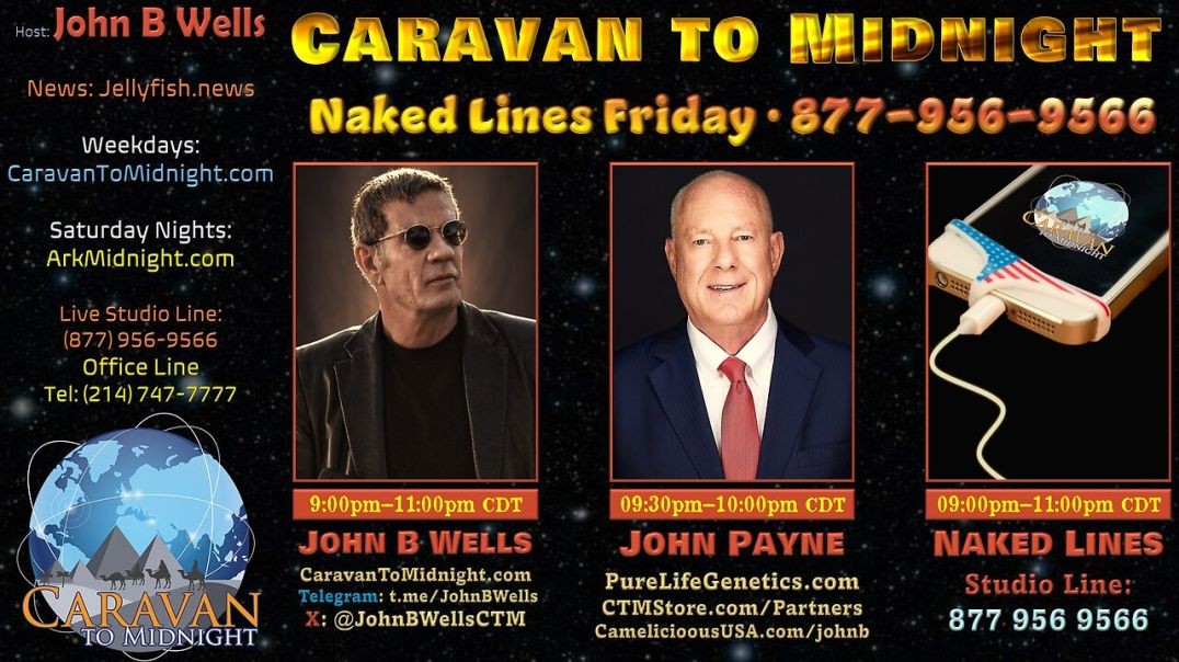 ⁣Naked Lines Friday - John B Wells LIVE