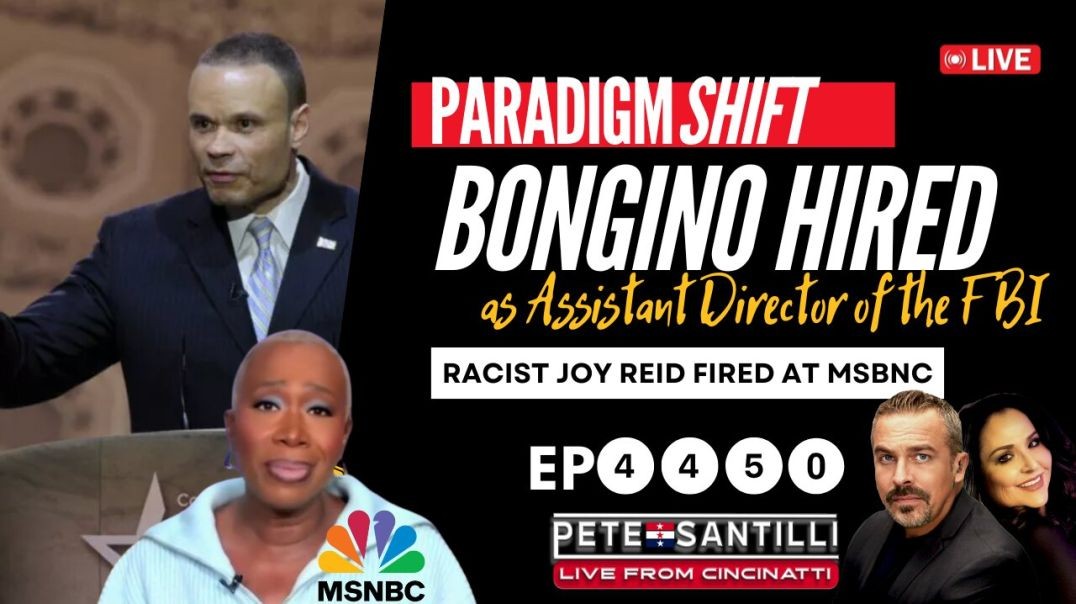 ⁣Massive Paradigm Shift: Bongino Hired At FBI; Joy Reid Fired At MSBNC