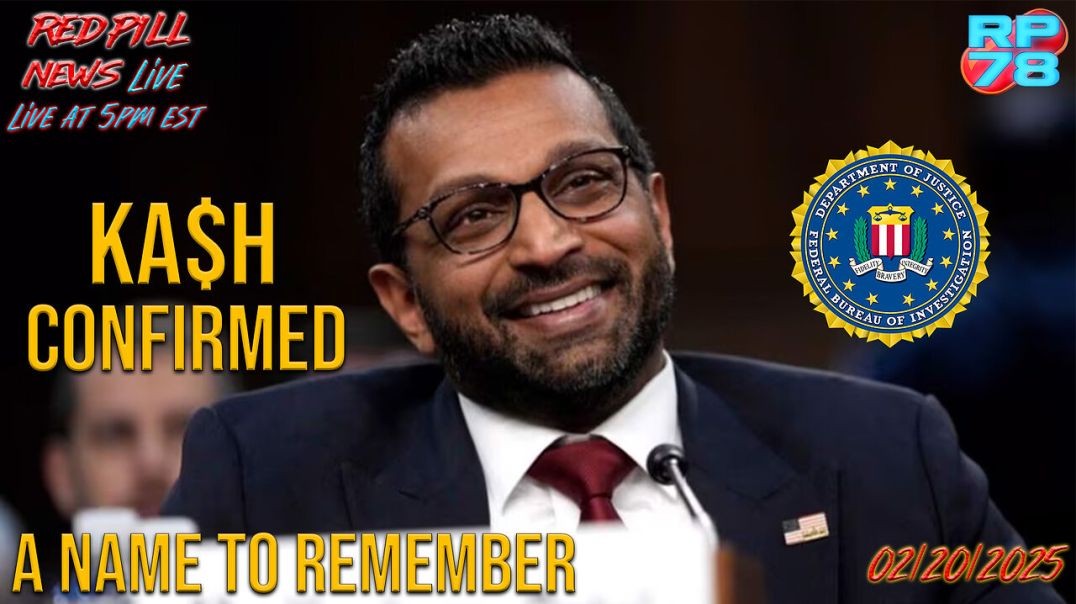 ⁣FBI Director Kashyap Patel: A Name to Remember on Red Pill News Live