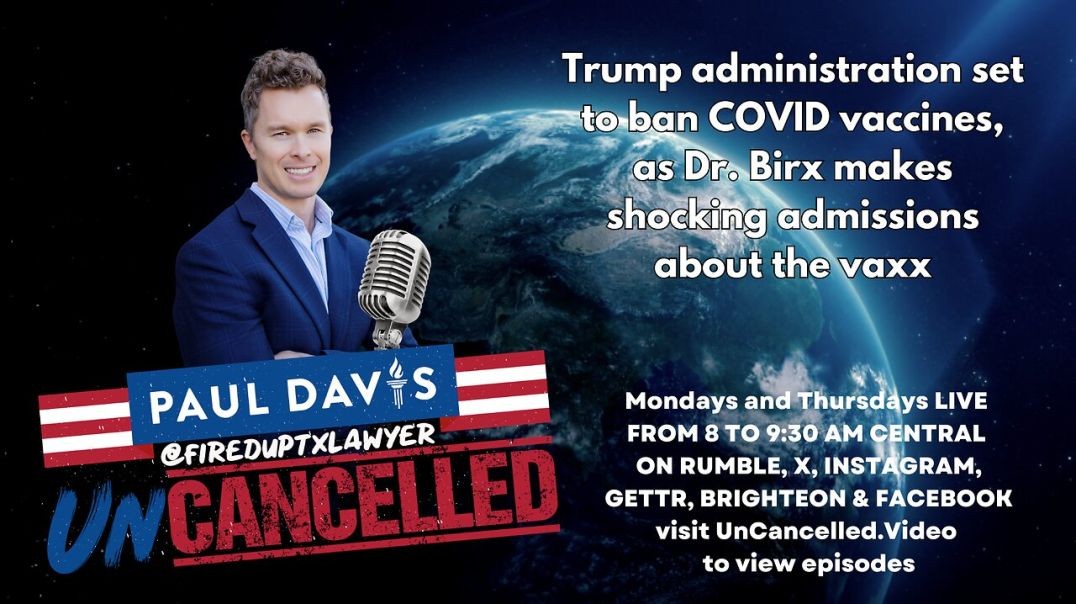 ⁣Trump administration set to ban COVID vaccines, as Dr. Birx makes shocking admissions about the vaxx