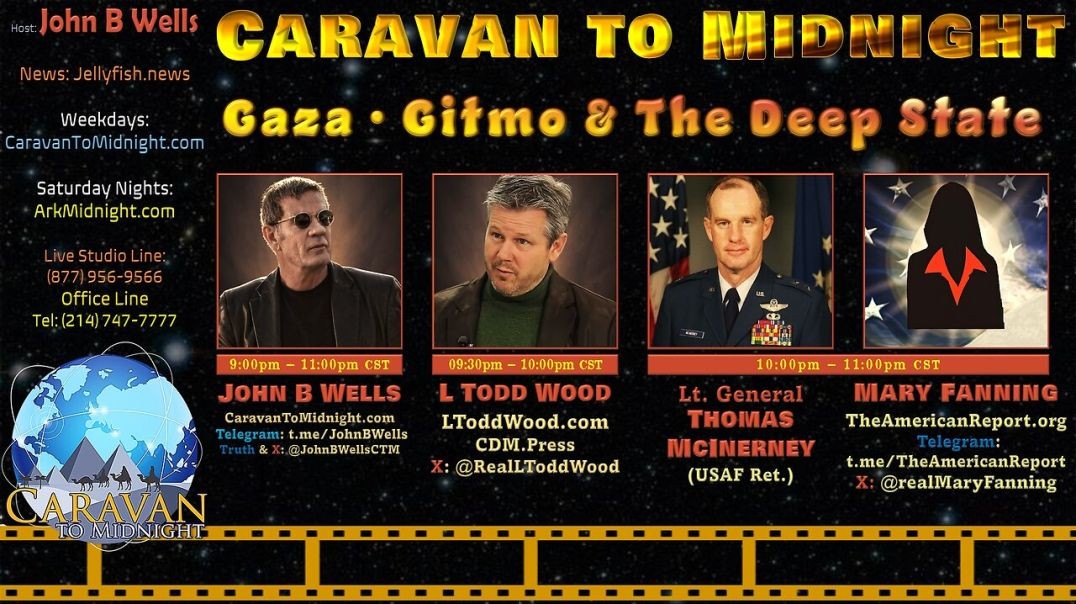 ⁣Gaza • Gitmo & The Deep State - John B Wells LIVE