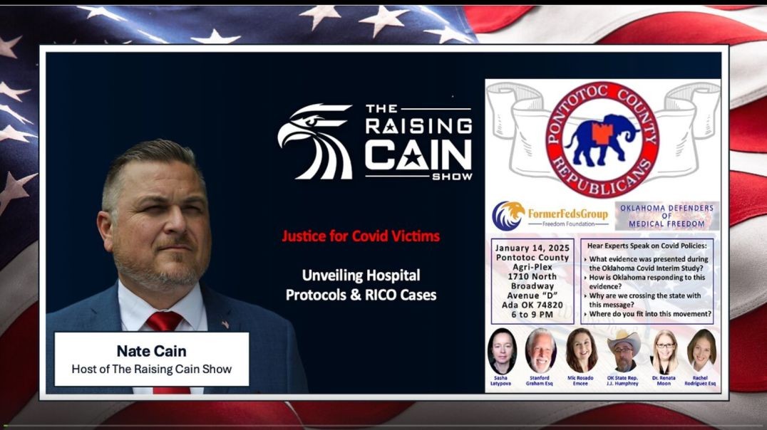 "The Raising Cain Show", 1-18-25: Historic Justice in the Making!