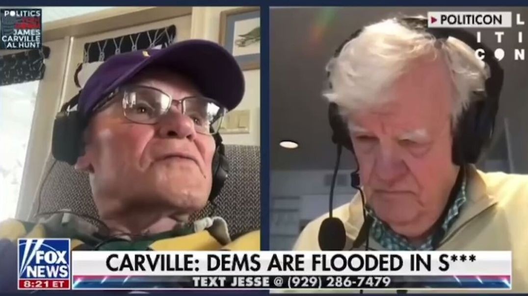 ⁣Dem Strategist James Carville: Dems Are Flooded in Sh*t!