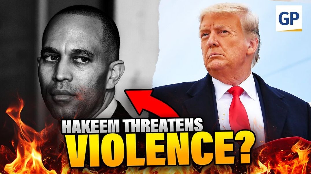 ⁣Hakeem Jeffries Makes VIOLENT THREAT to President TRUMP? | Elijah Schaffer