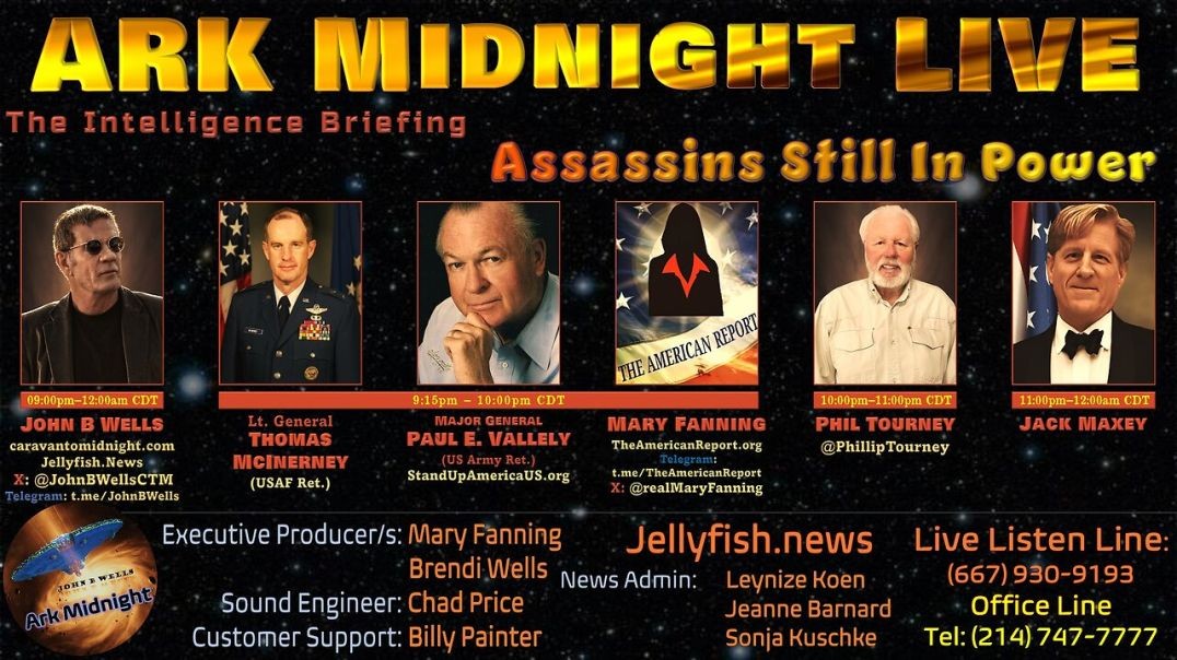 ⁣The Intelligence Briefing /Assassins Still In Power - John B Wells LIVE