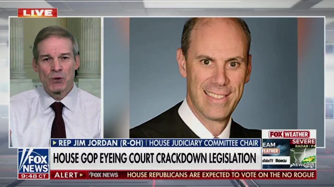 ⁣Rep. Jim Jordan Announces House Judiciary Hearing to Grill Radical Judges Over Partisan Rulings