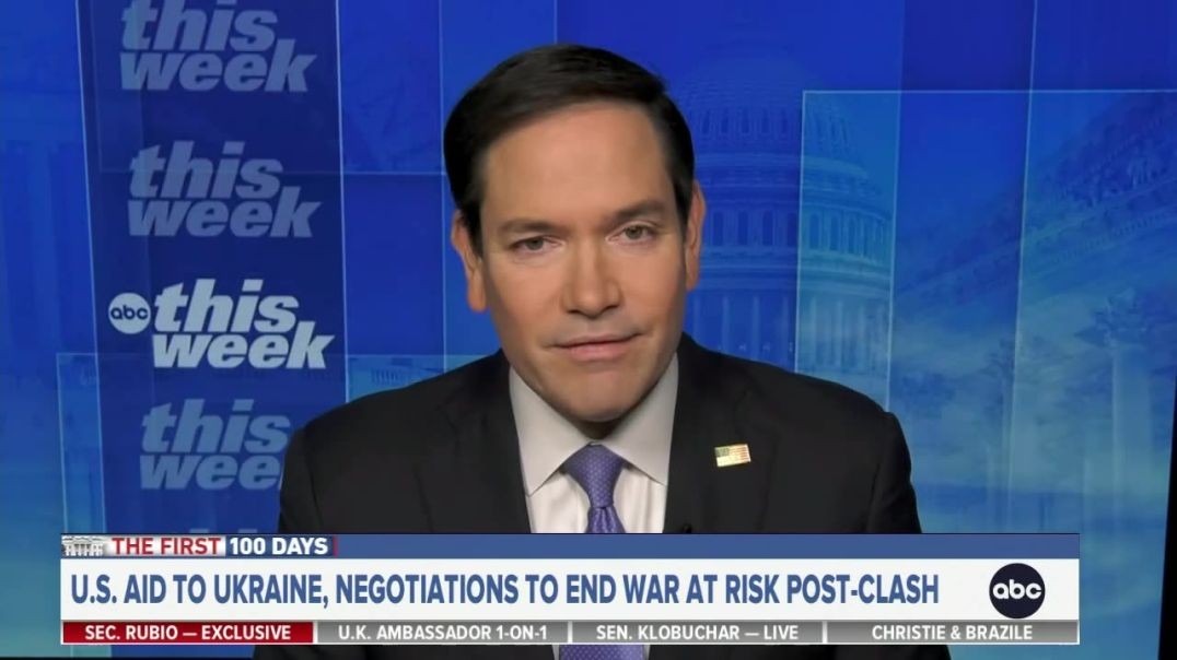 ⁣Marco Rubio Schools George Stephanopoulos on Ukraine, Putin, and Trump’s Peace Plan