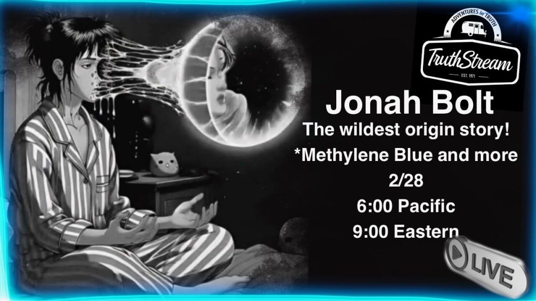 ⁣Jonah Bolt: his extraordinary journey and methylene blue! Live 2/28 6pm pacific 9pm ET #380