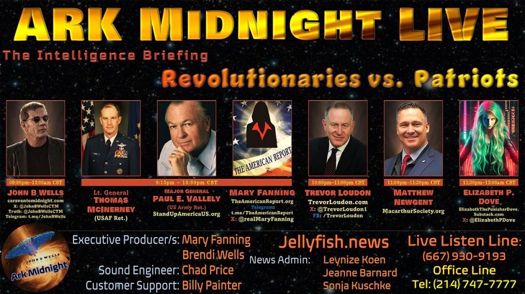 ⁣The Intelligence Briefing /Revolutionaries vs. Patriots - John B Wells LIVE